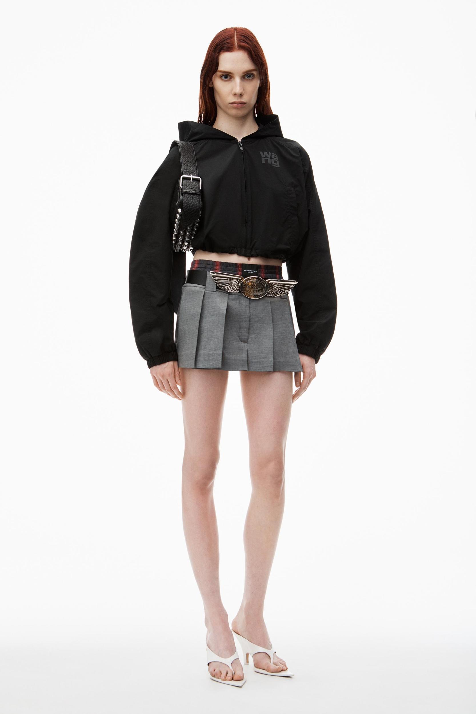 Logo Cropped Bomber Jacket Product Image