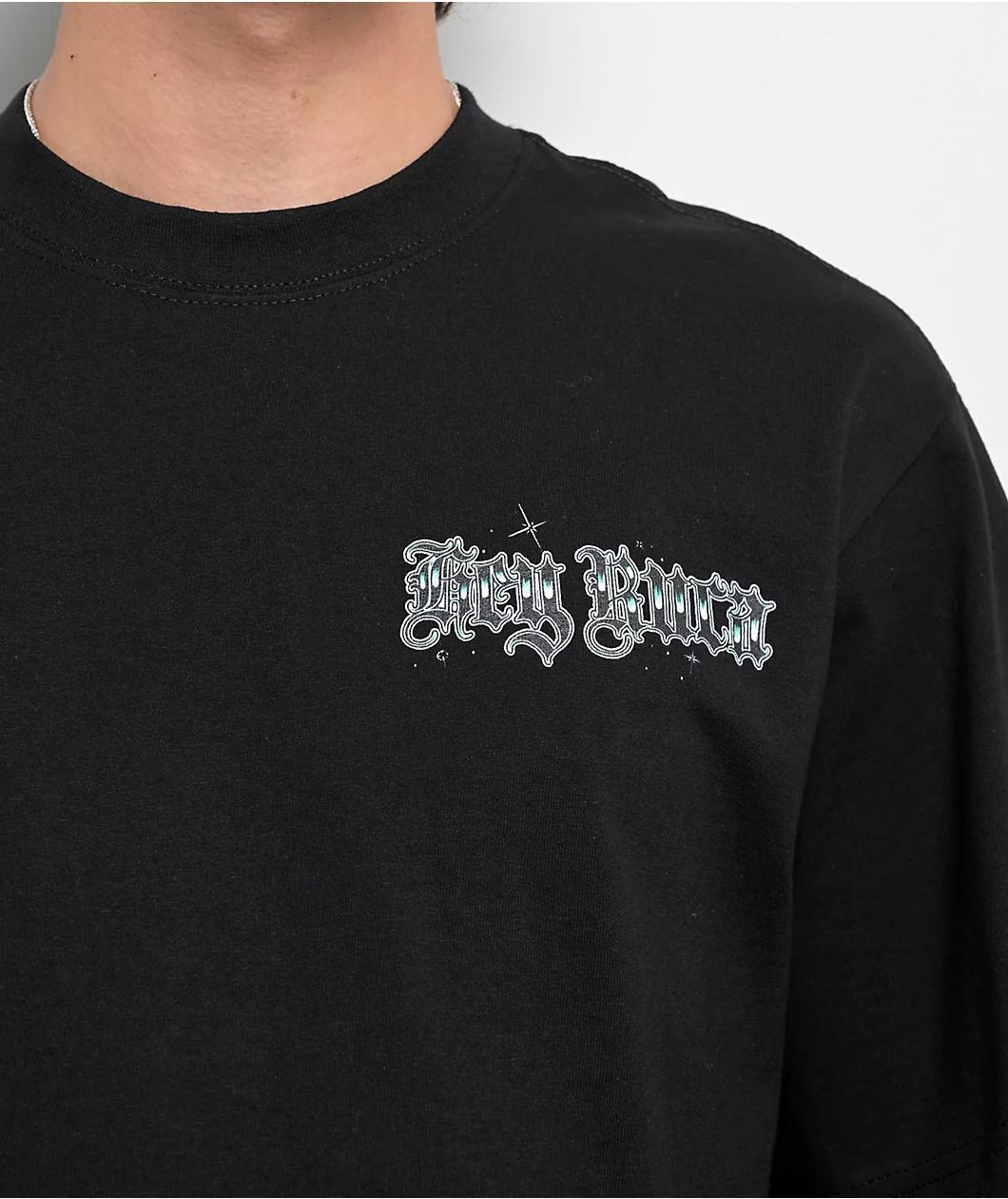 Hey Ruca Heartbroken Black T-Shirt Product Image