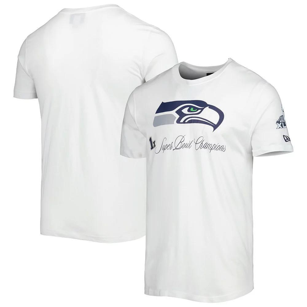 Mens New Era Seattle Seahawks Historic Champs T-Shirt Product Image