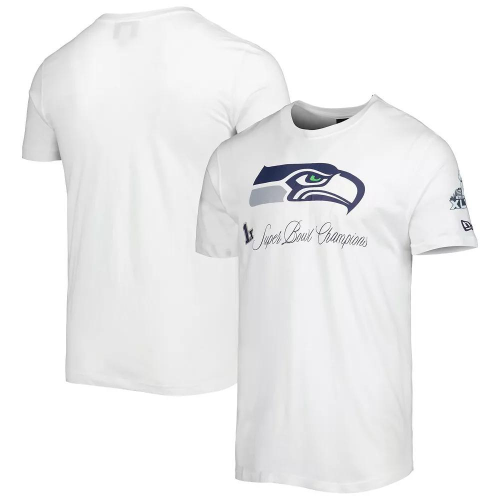 Mens New Era Seattle Seahawks Historic Champs T-Shirt Product Image