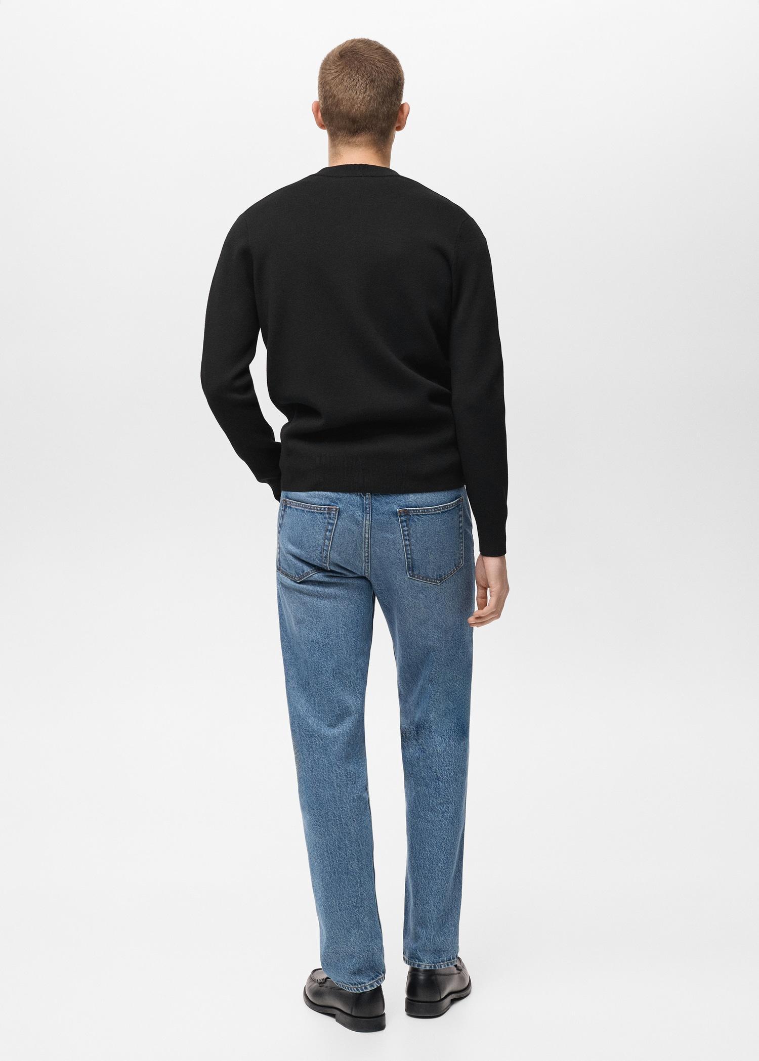 Zipped knit cardigan - Men | MANGO USA Product Image