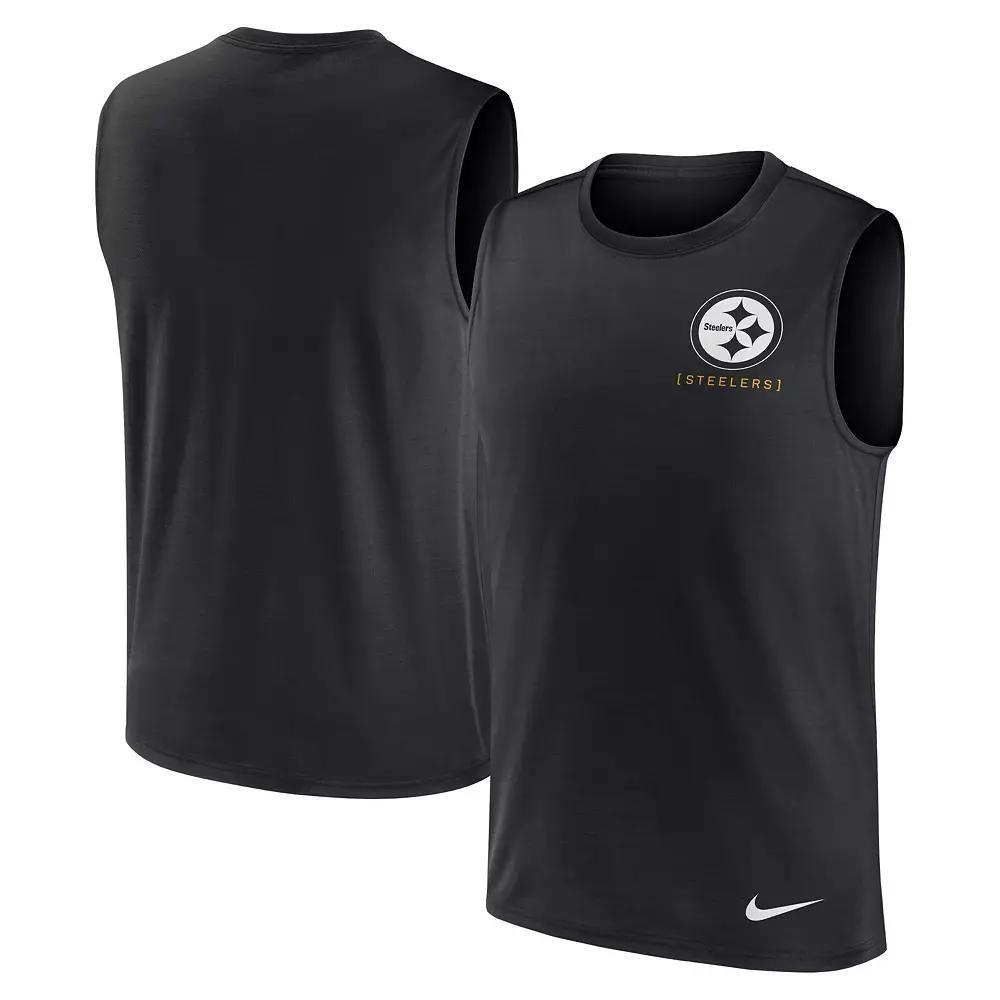 Men's Nike Navy New England Patriots Muscle Tank Top, Size: Medium, Blue Product Image
