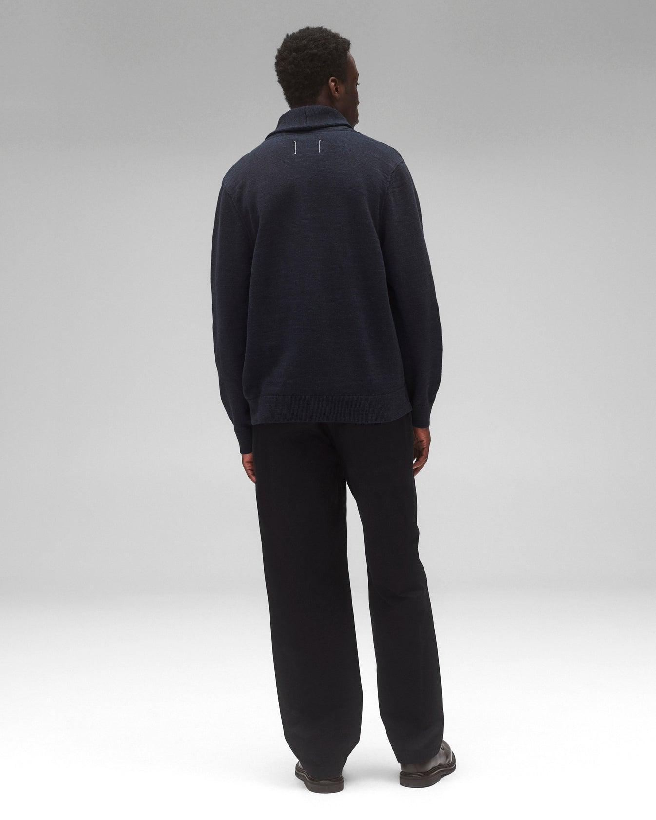 Cotton Slub Laurel Shawl Cardigan Male Product Image