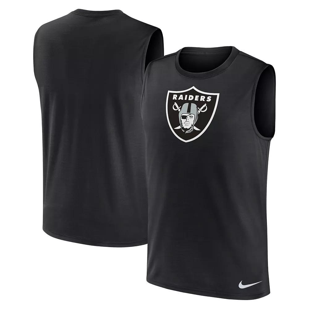 Men's Nike Black Las Vegas Raiders Blitz Legend Muscle Perform Tank Top, Size: Small, Lvr Black Product Image