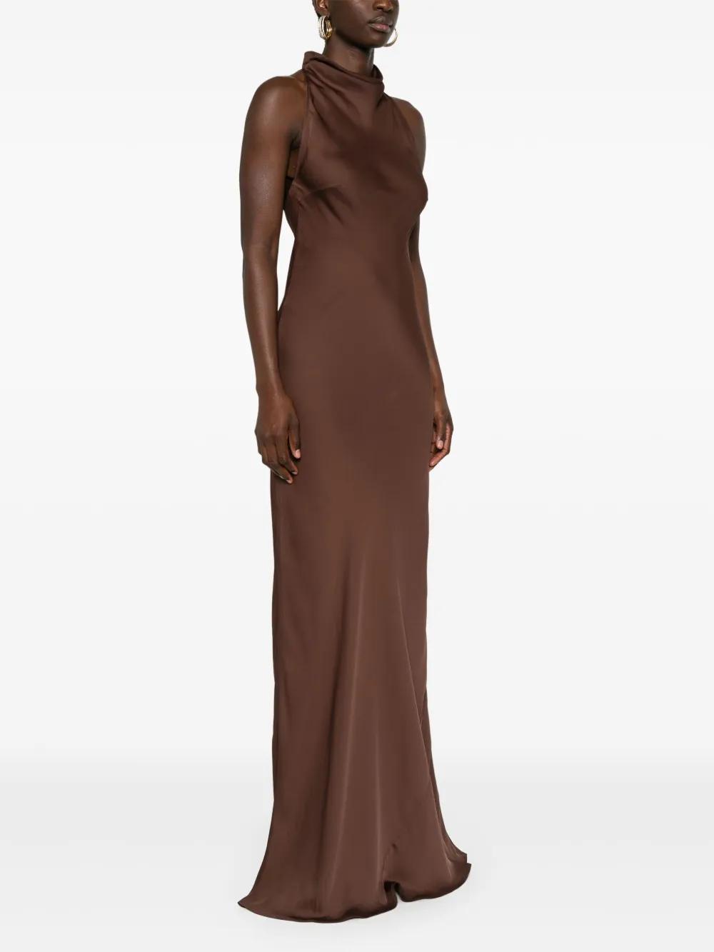 lace-detail maxi dress Product Image