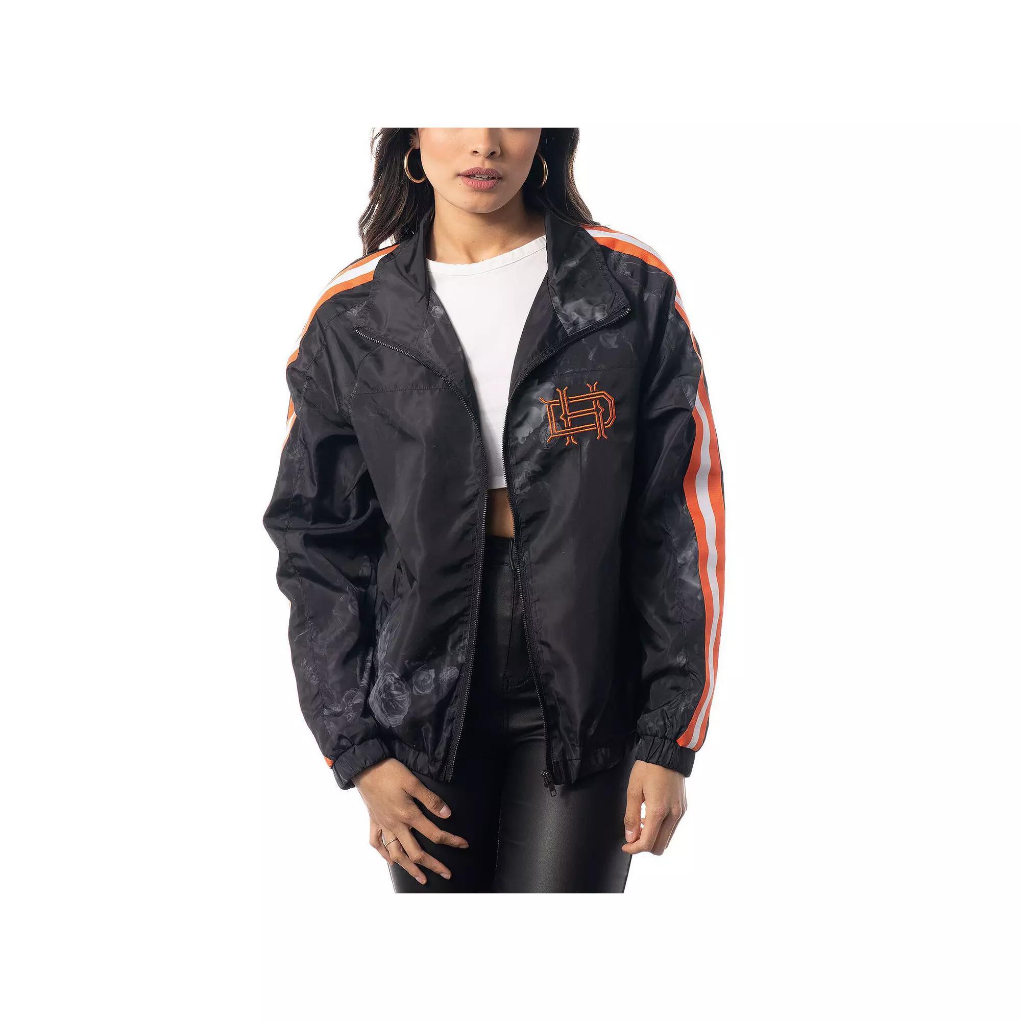 Womens The Wild Collective Black Houston Dynamo FC Full-Zip Track Jacket Product Image