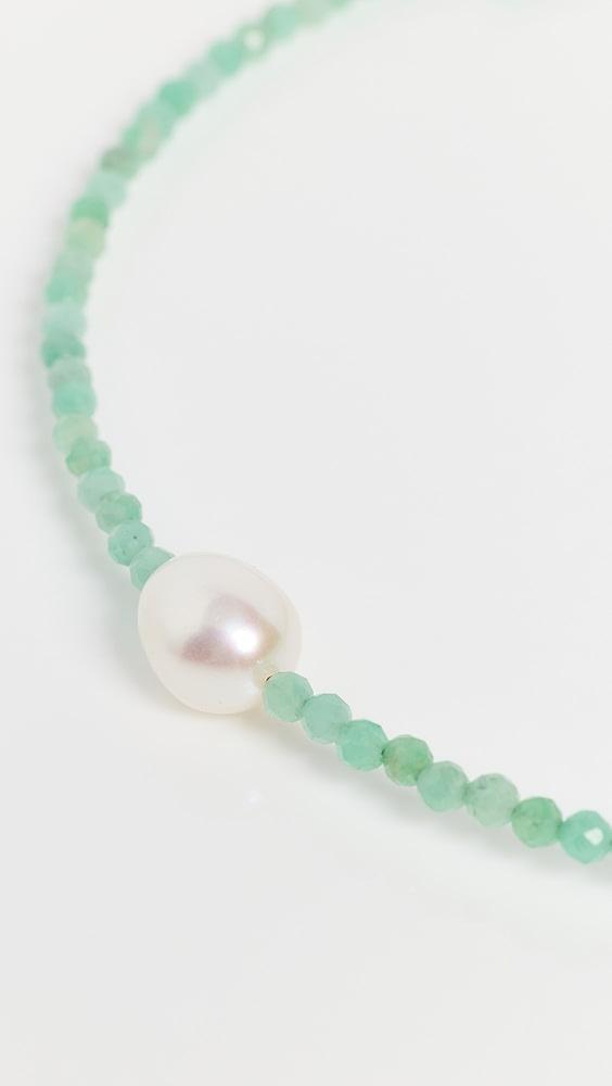 JIA JIA 14k Emerald Pearl Collar Necklace | Shopbop Product Image