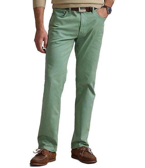 Polo Ralph Lauren Varick Slim Straight Stretch Sateen Pants Product Image
