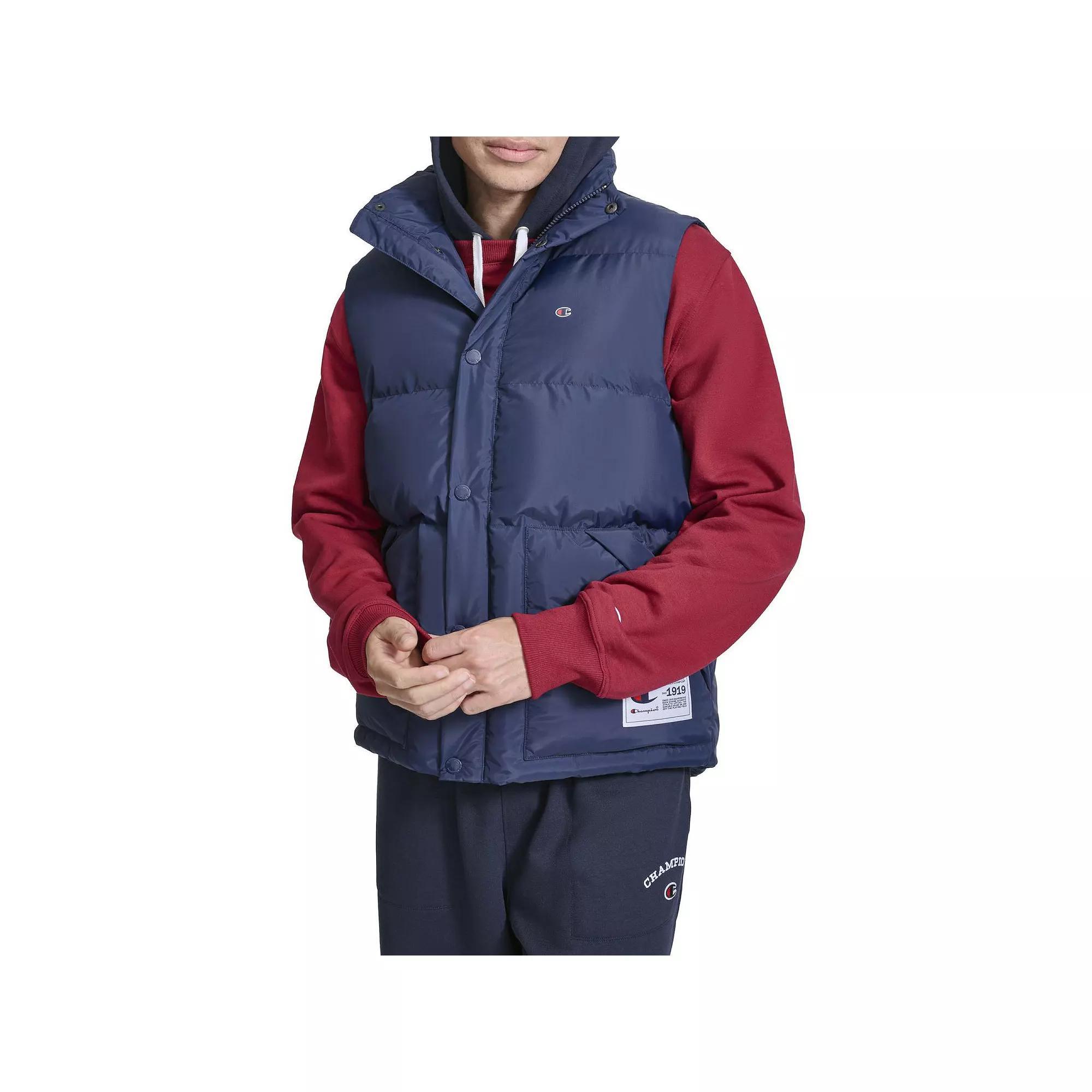 Men's Champion® Puffer Vest, Size: XXL, Rain Green Product Image