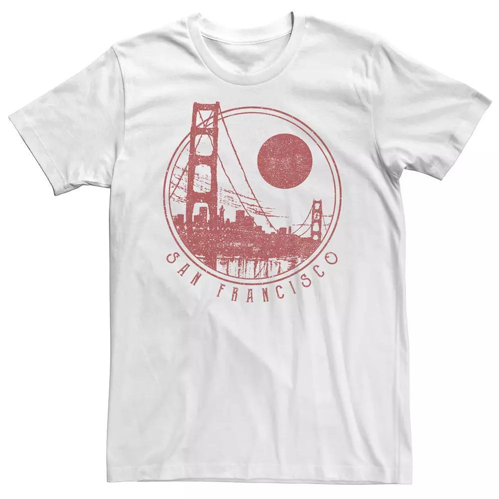 Big & Tall Trendy San Francisco Redux Tee, Men's, Size: 5XL, White Product Image