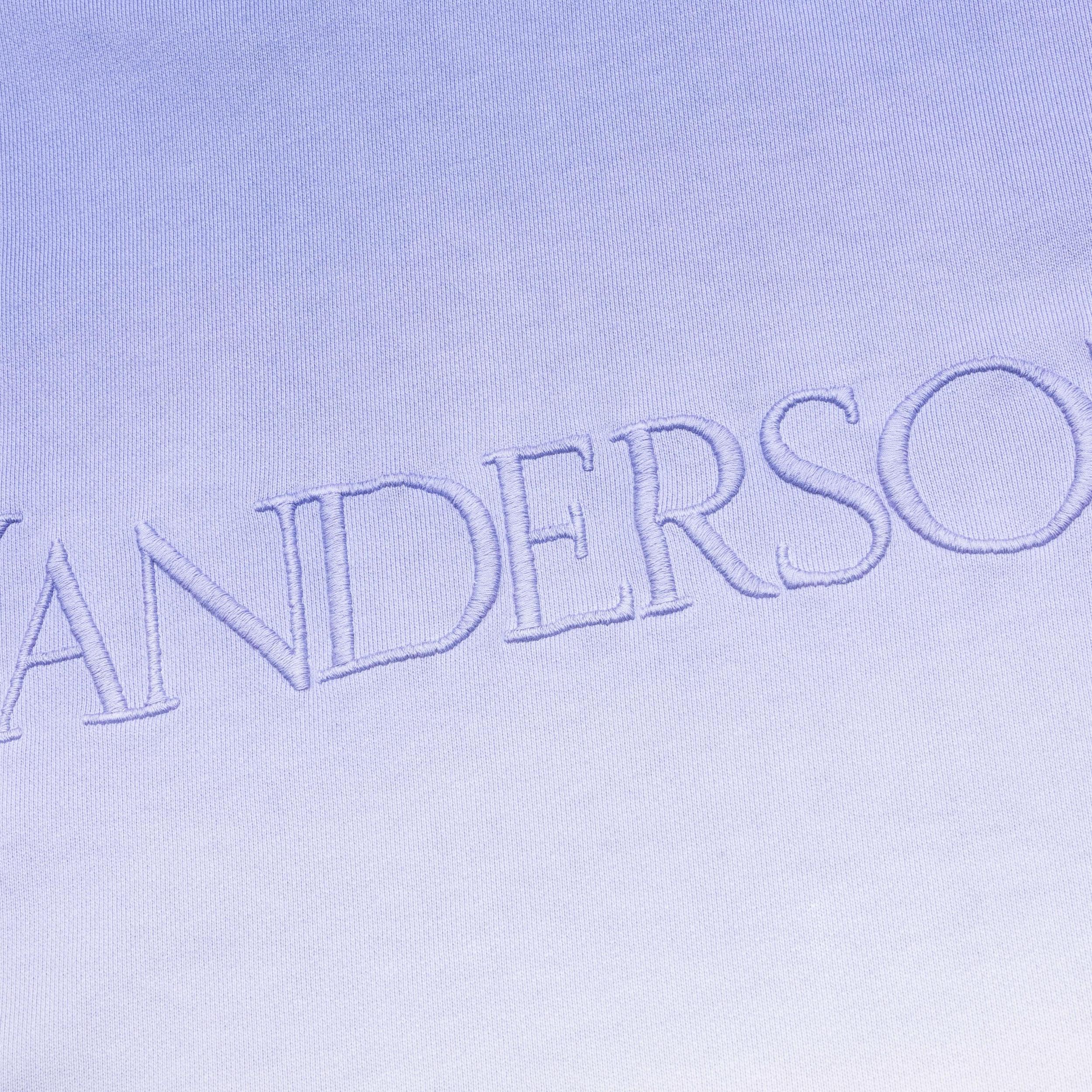 Logo Embroidery Gradient Hoodie - Lavender Male Product Image