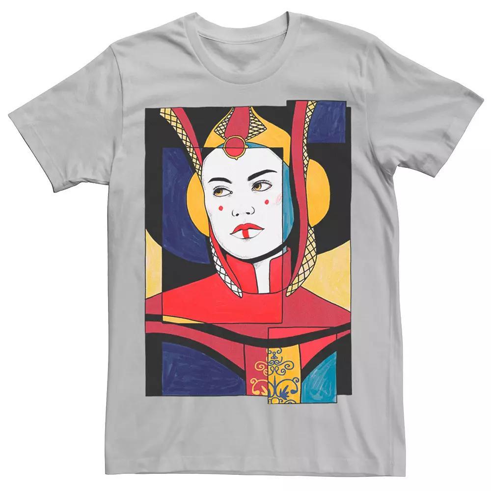 Men's Star Wars Padme Artsy Sketch Poster Tee, Size: Small, Red Product Image