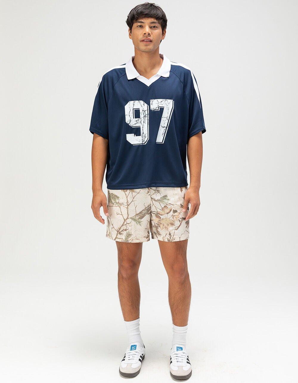 RSQ Mens 6" Mesh Shorts - CAMO KHAKI Product Image