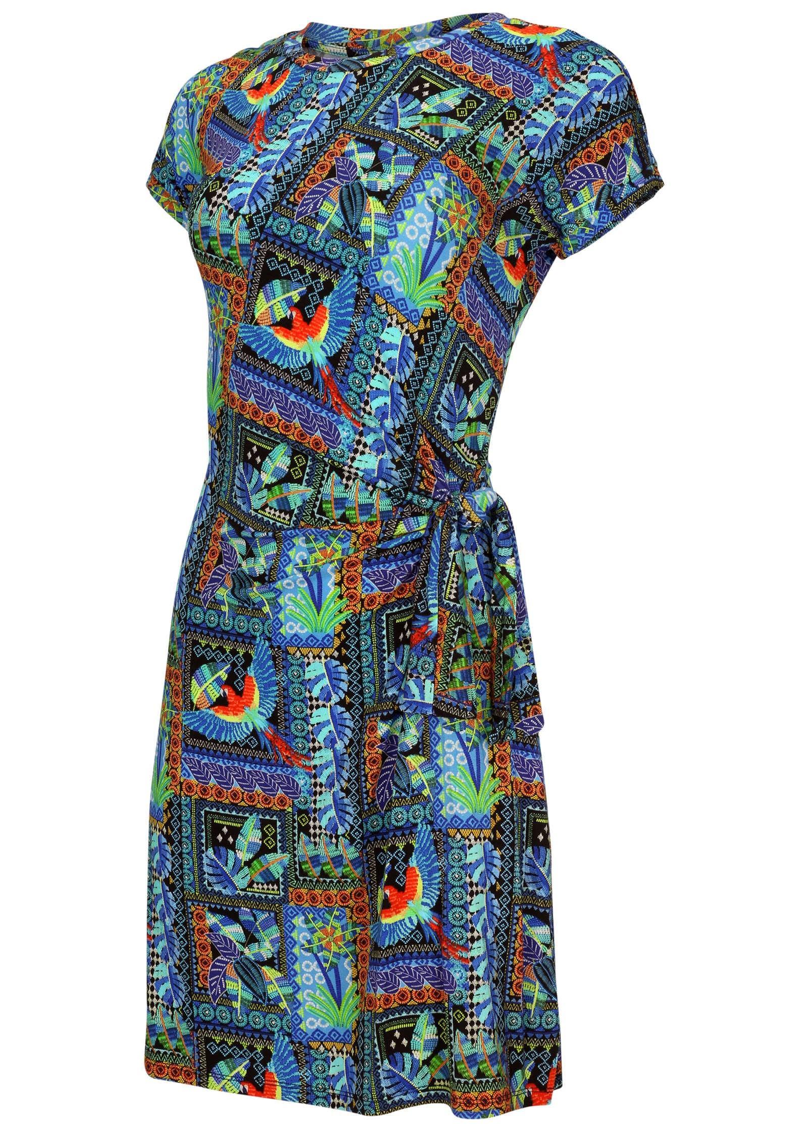 Tie-Front T-Shirt Dress - Market Menagerie Product Image