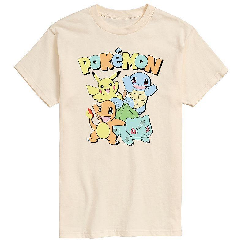 Men's Pokemon Muted Tee, Size: Large, White Product Image