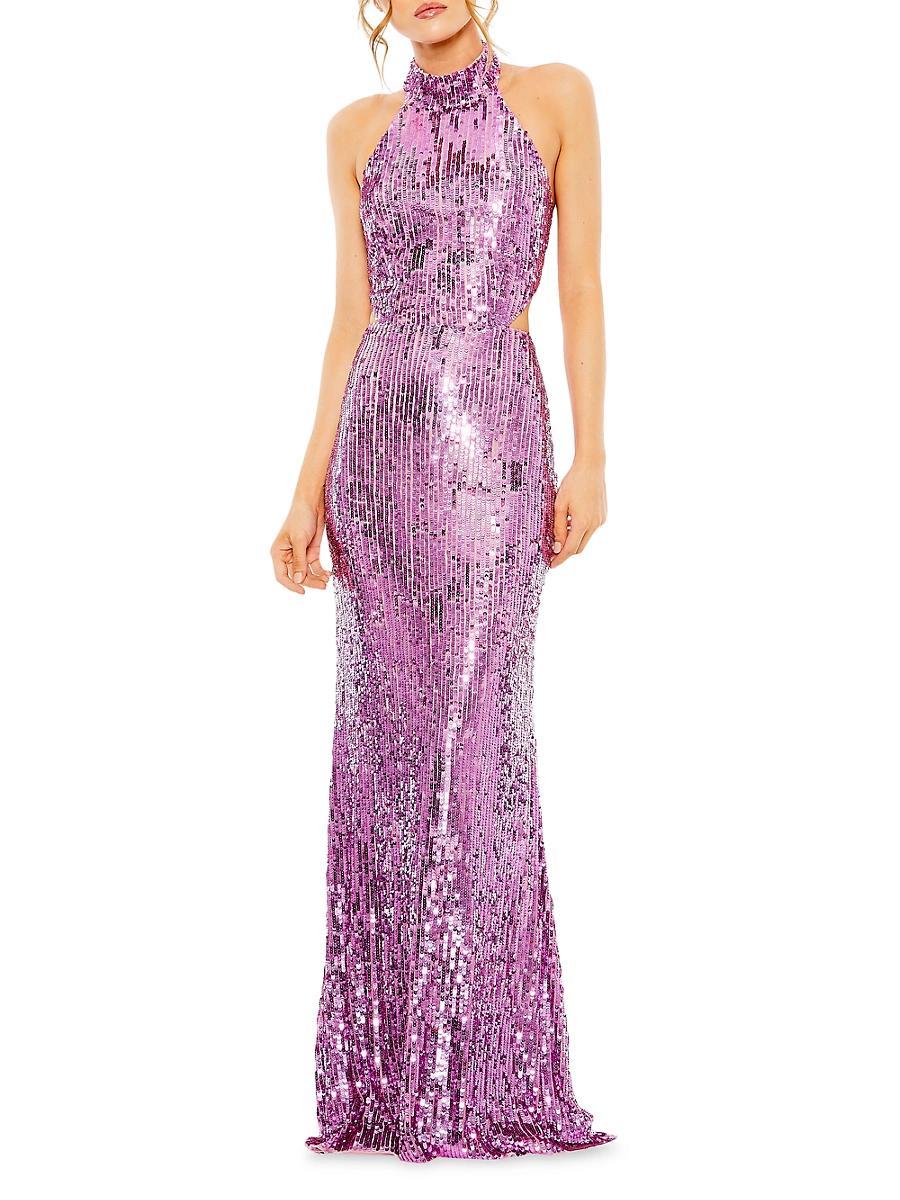 Womens Metallic Strapless Draped Minidress Product Image