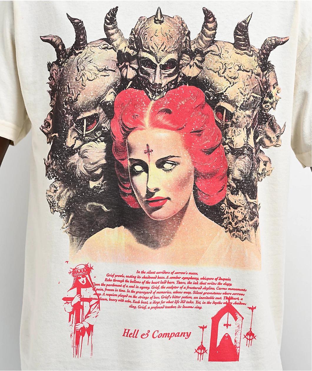 Hell & Company Grief Natural T-Shirt Product Image