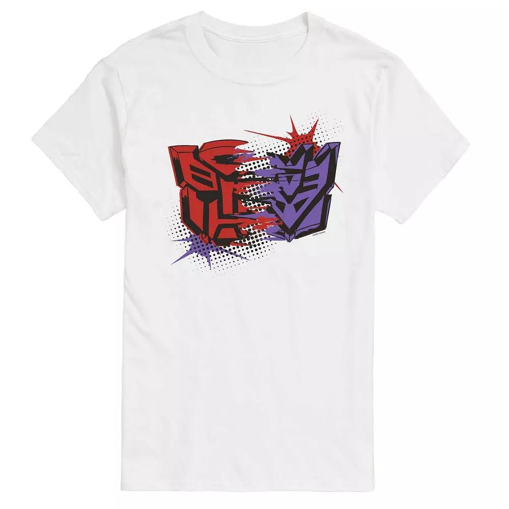 Mens Transformers Autobot Vs Decepticon Graphic Tee Product Image