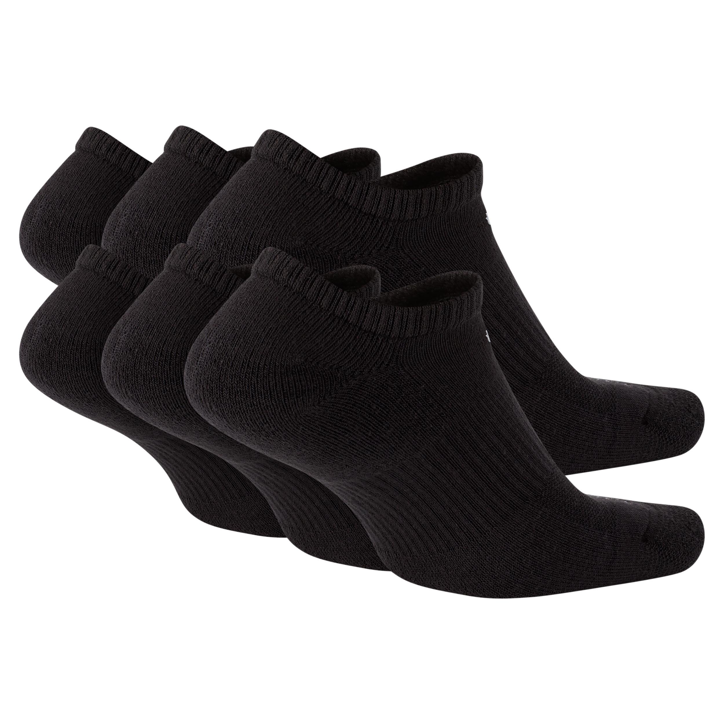 Nike Men's Everyday Plus Cushioned Training No-Show Socks (6 Pairs) Product Image