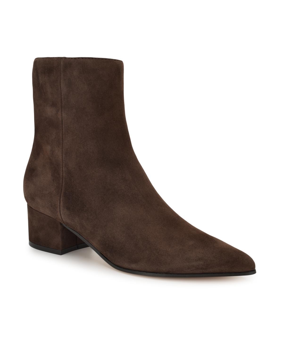 Nine West Maribu Women's Pointy Toe Dress Ankle Boots, Size: 6.5, Black Leather Product Image