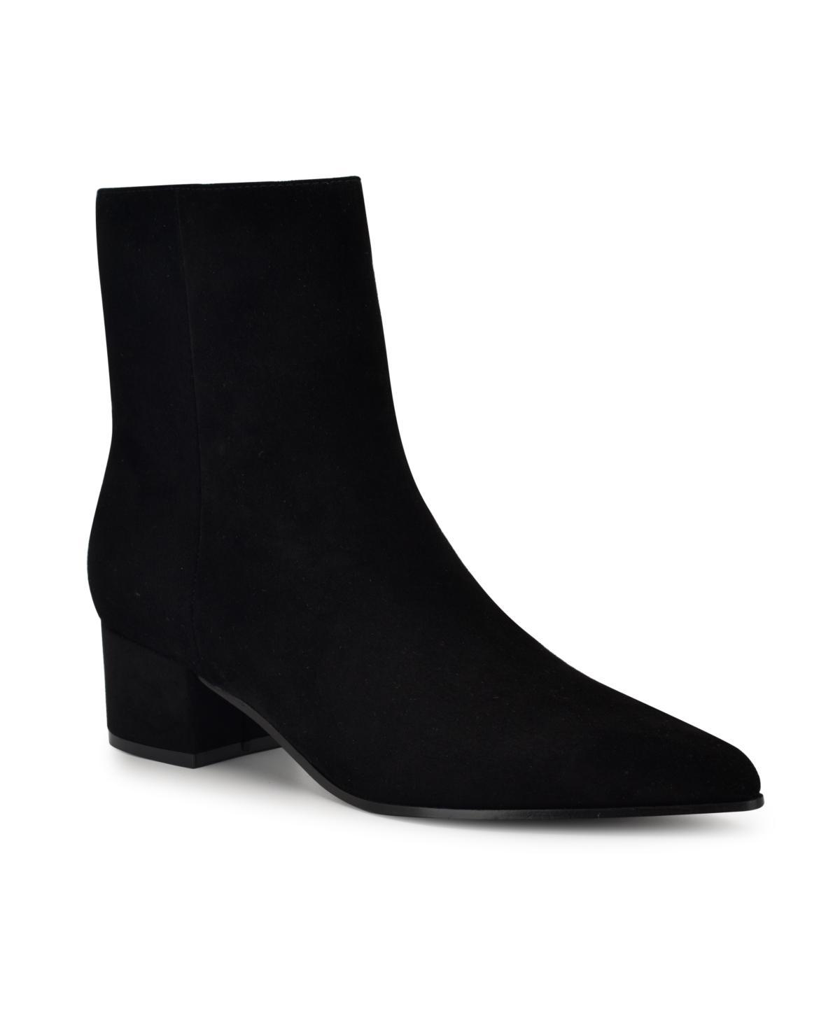 Nine West Maribu Women's Pointy Toe Dress Ankle Boots, Size: 6.5, Black Leather Product Image