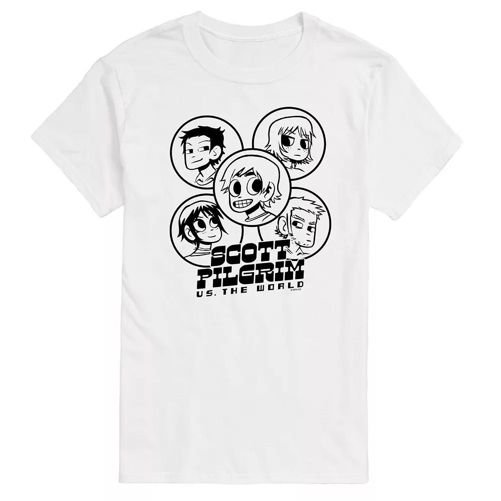 Mens Scott Pilgrim Vs The World Characters Graphic Tee Product Image