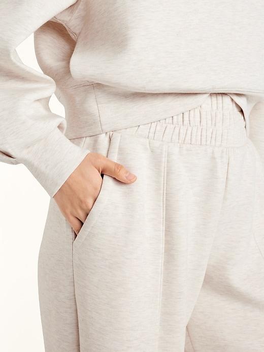 High-Waisted Bounce Fleece Wide-Leg Pants Product Image