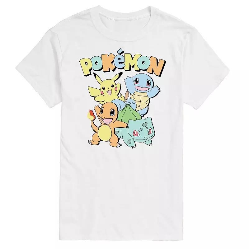 Men's Pokemon Muted Tee, Size: Large, White Product Image