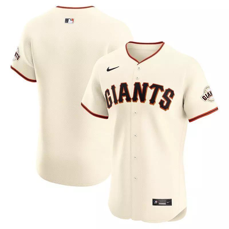 Mens Nike Cream San Francisco Giants Elite Jersey Product Image