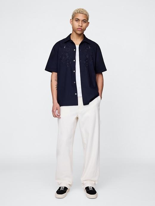 Eyelet Poplin Shirt Product Image