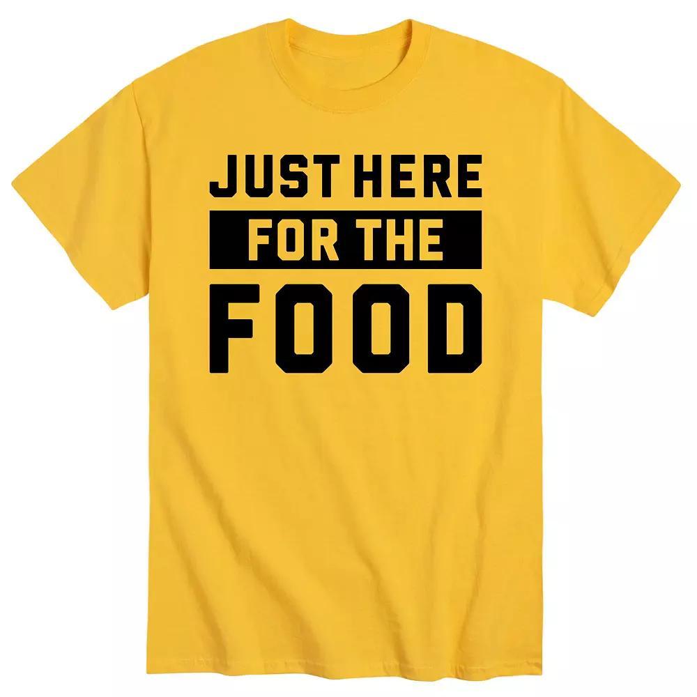 Mens Just Here For The Food Tee Product Image