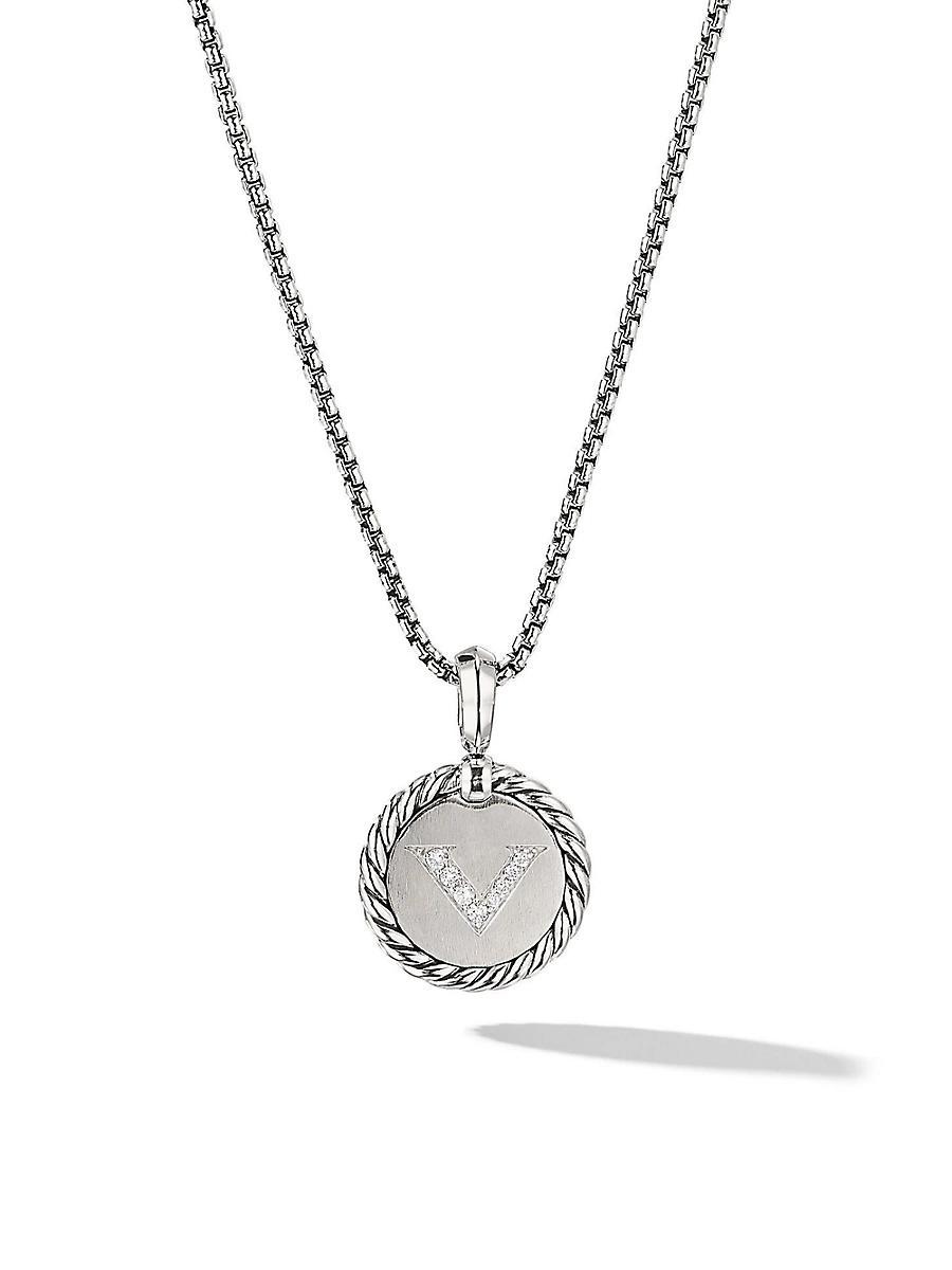 David Yurman Sterling Silver Cable Collectibles Initial Charm Product Image