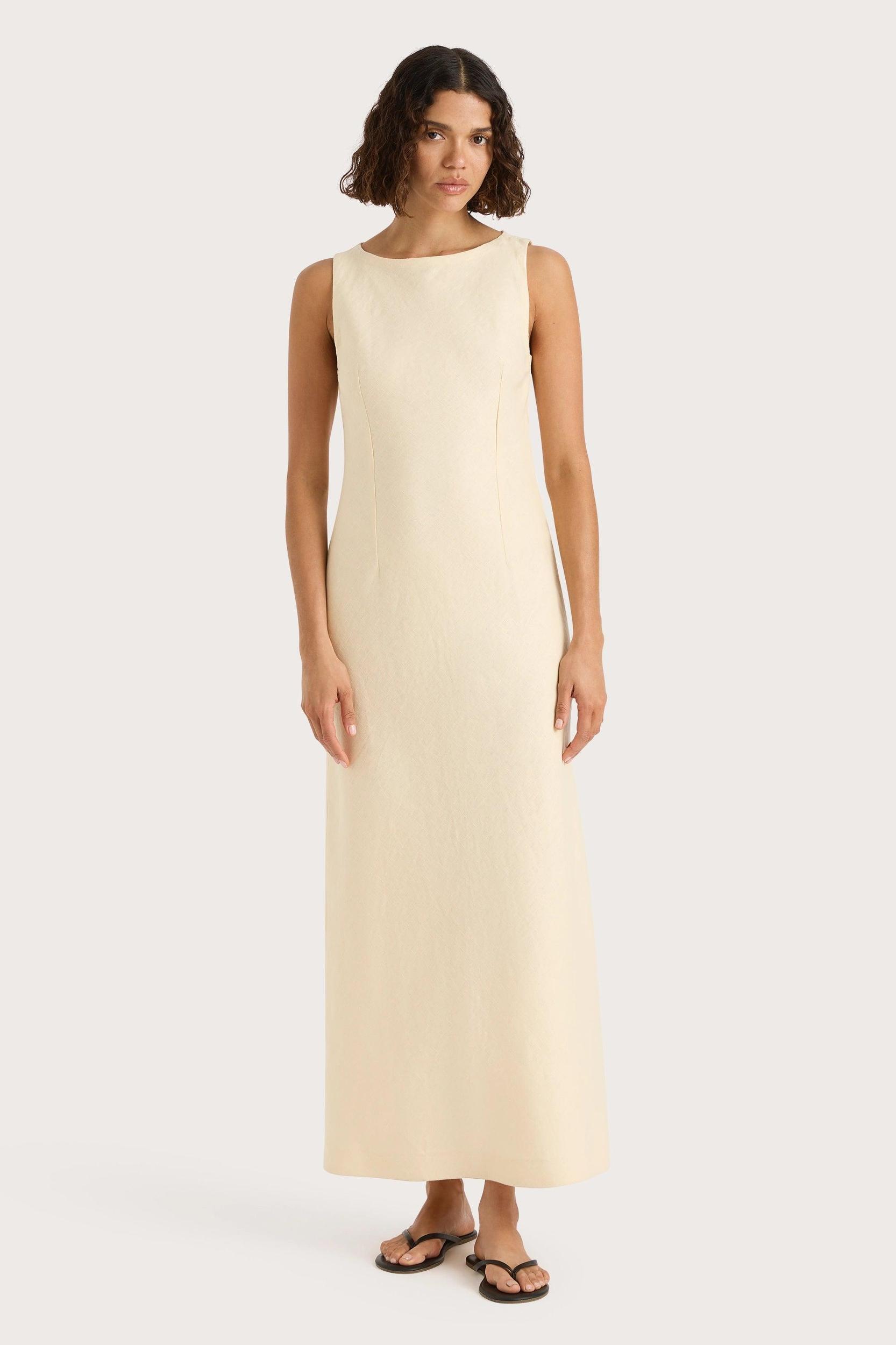Lydie Maxi Dress Butter Product Image