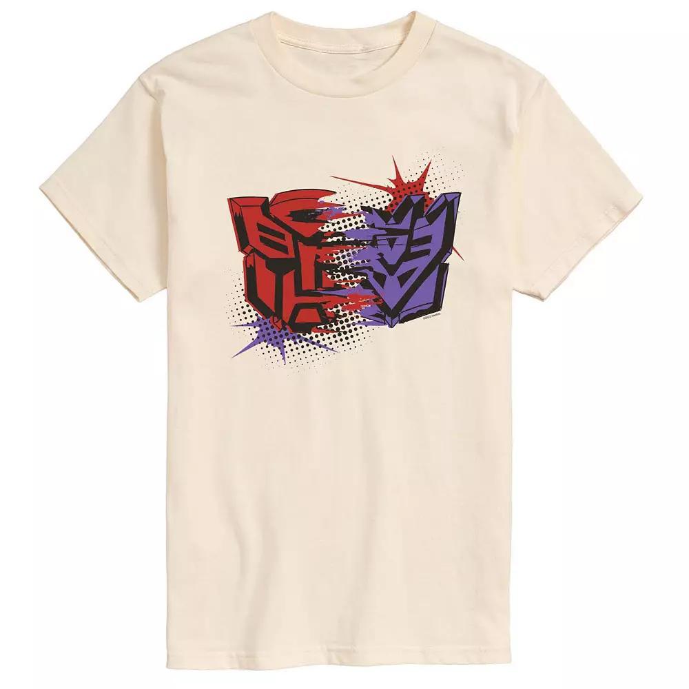 Mens Transformers Autobot Vs Decepticon Graphic Tee Product Image