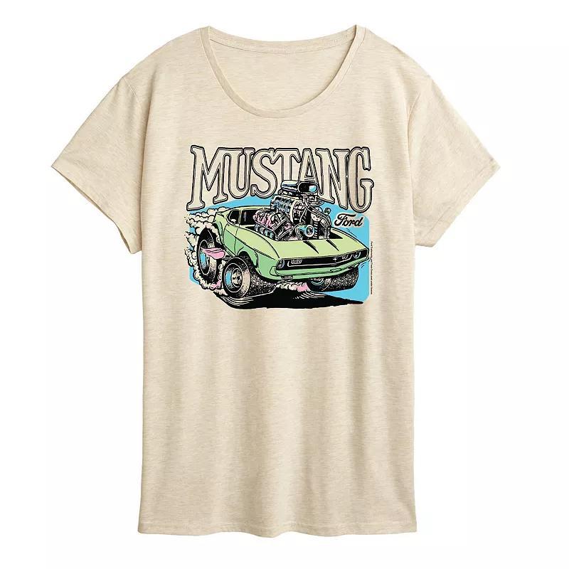 Womens Ford Vintage Mustang Graphic Tee Product Image