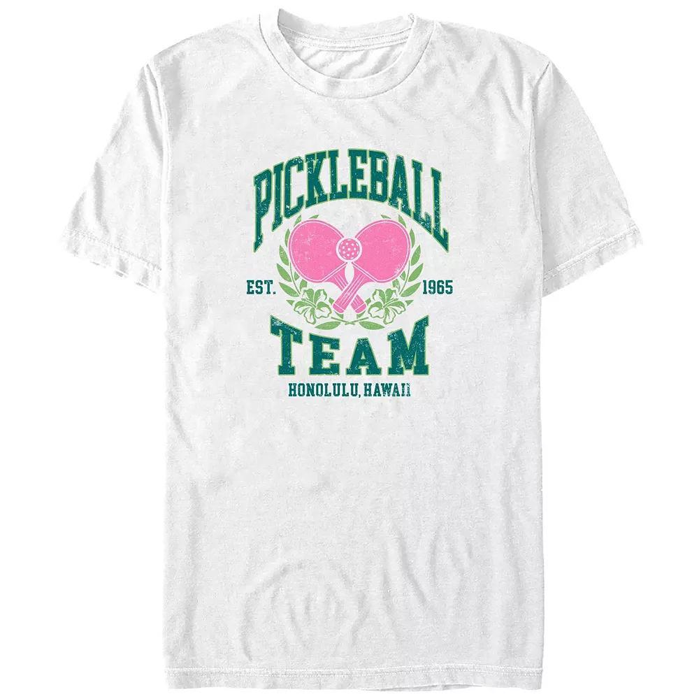 Men's Pickleball Team Est. 1965 Graphic Tee, Size: XXL Tall, White Product Image