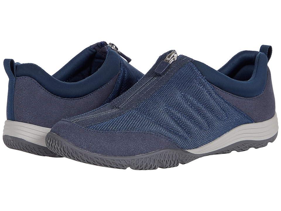 Easy Spirit Bestrong Women's Center Zip Sneakers, Size: 12, Dress Blue Product Image