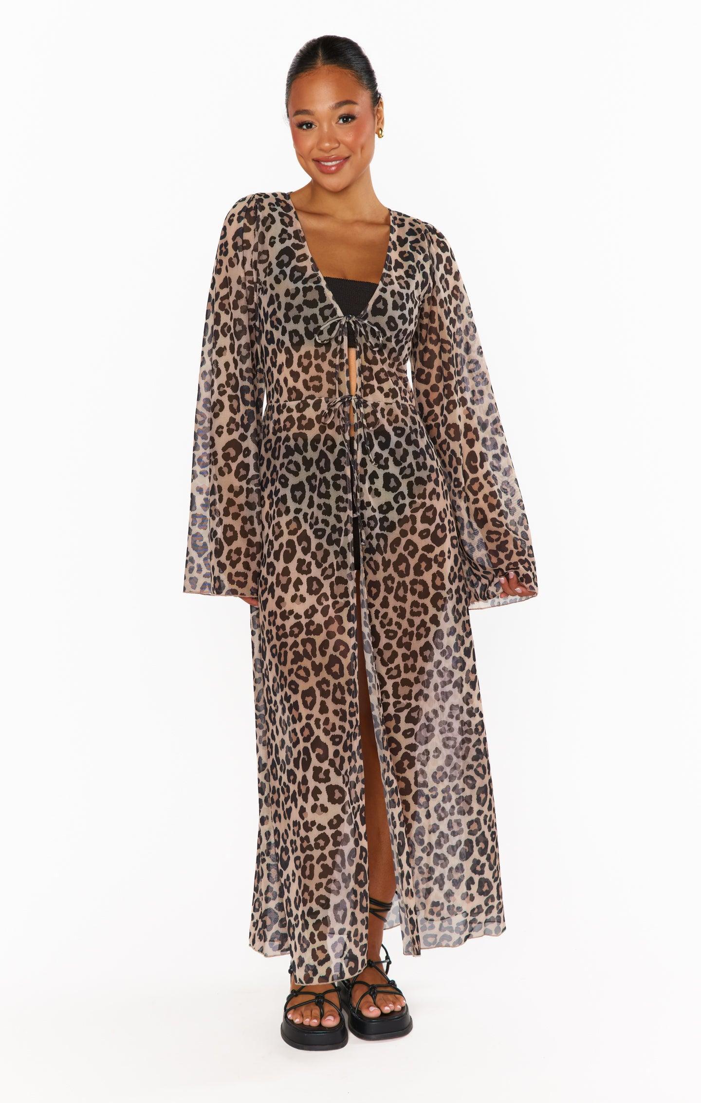 Jet Setter Robe ~ Cheetah Mesh Product Image