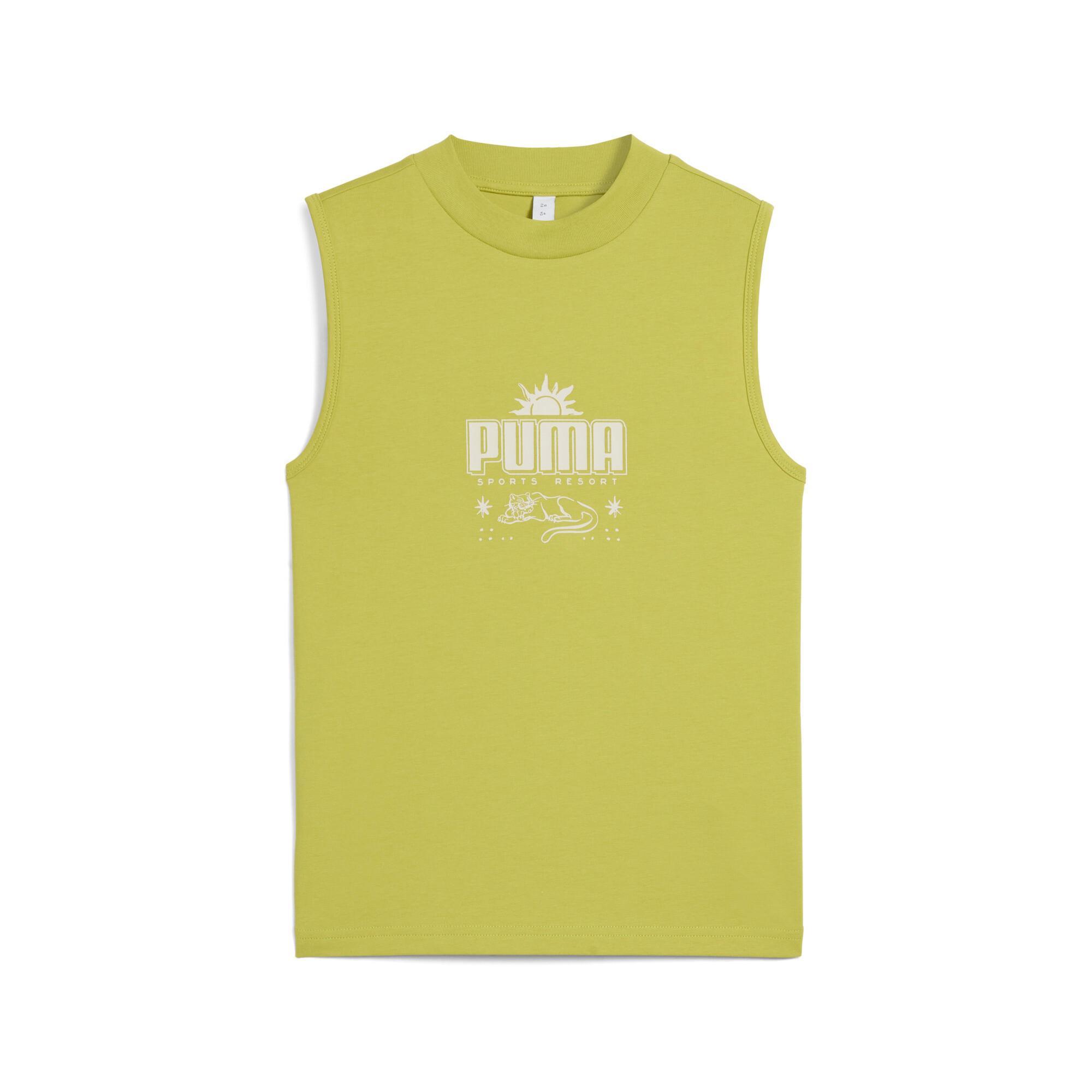 PUMA PALM RESORT Women's Slim Tank Top Product Image
