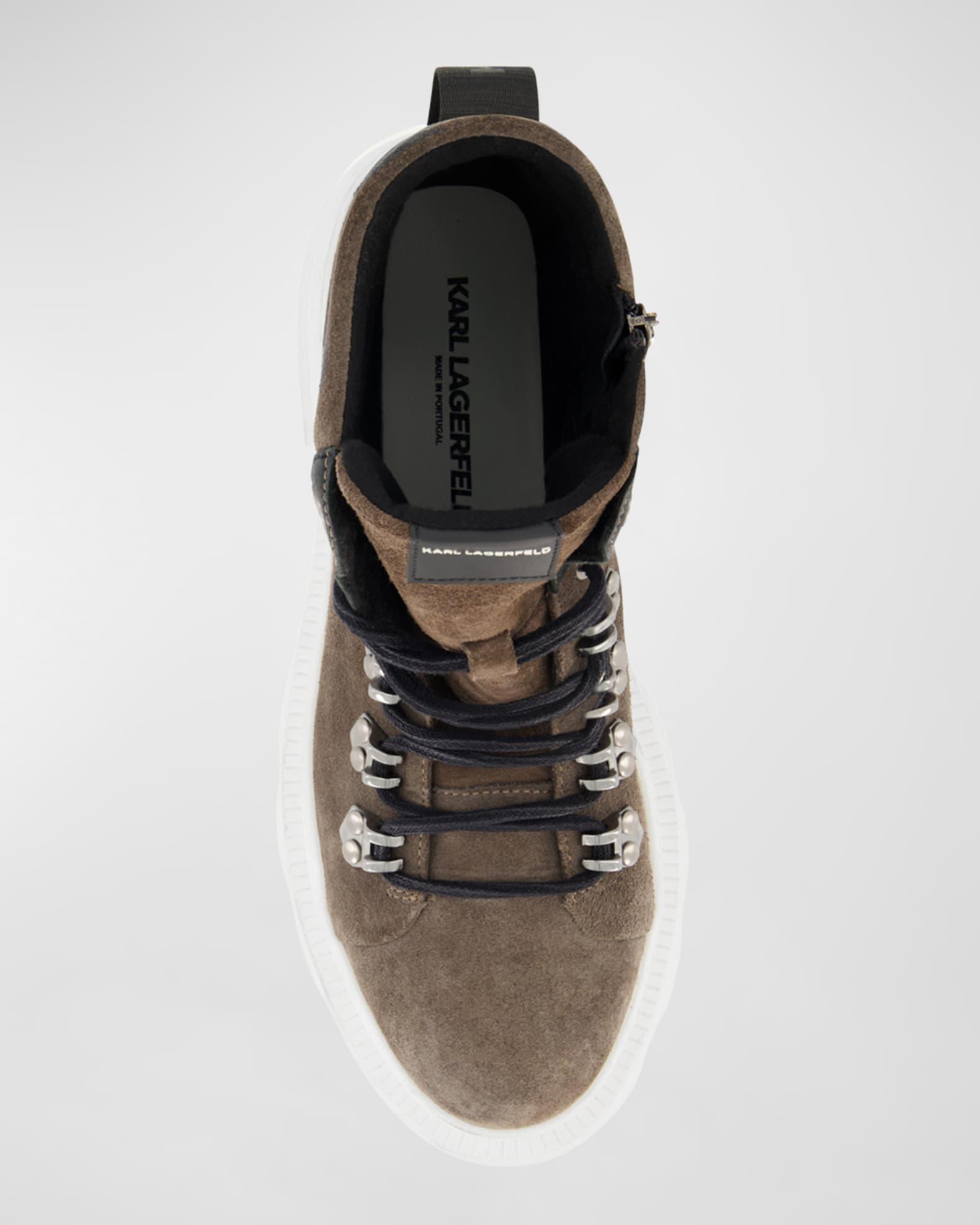 Men's Lug Sole Suede Hiking Boots Product Image