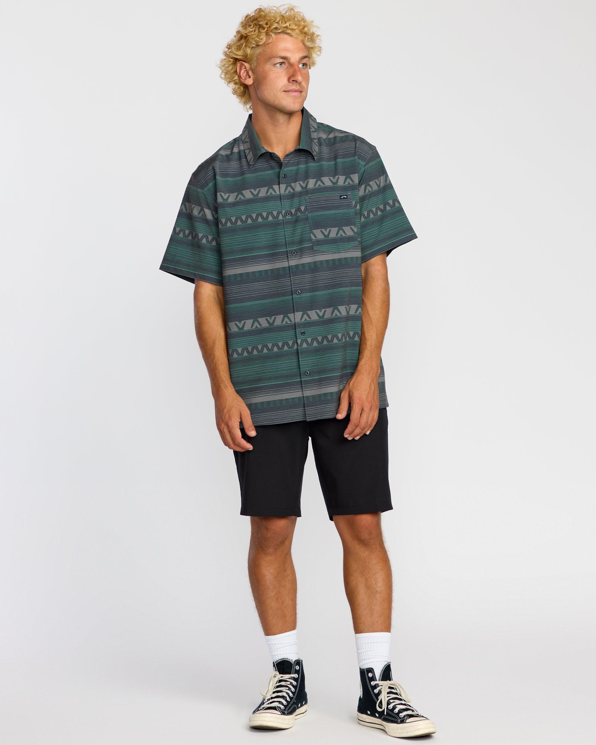 Surftrek Transit Short Sleeve Shirt - Navy Male Product Image