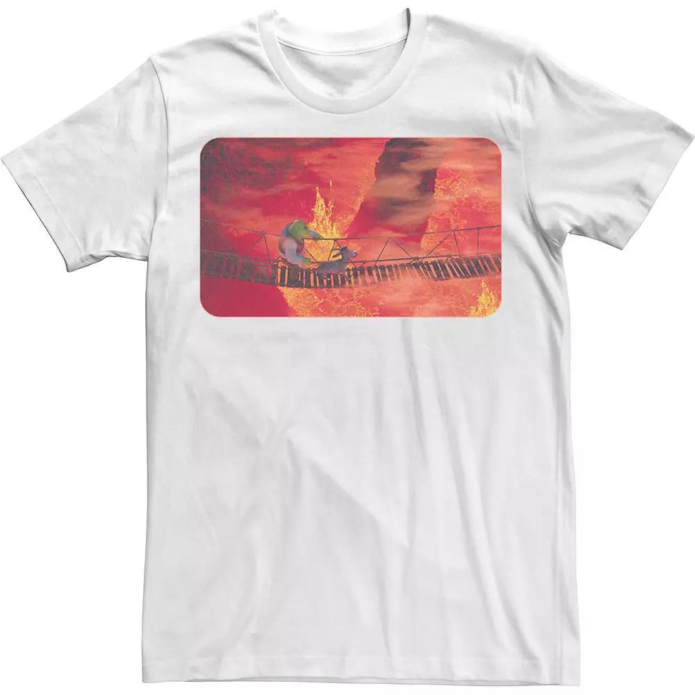 Men's Shrek Franchise Shrek Mondays Poster Tee, Size: Medium, White Product Image