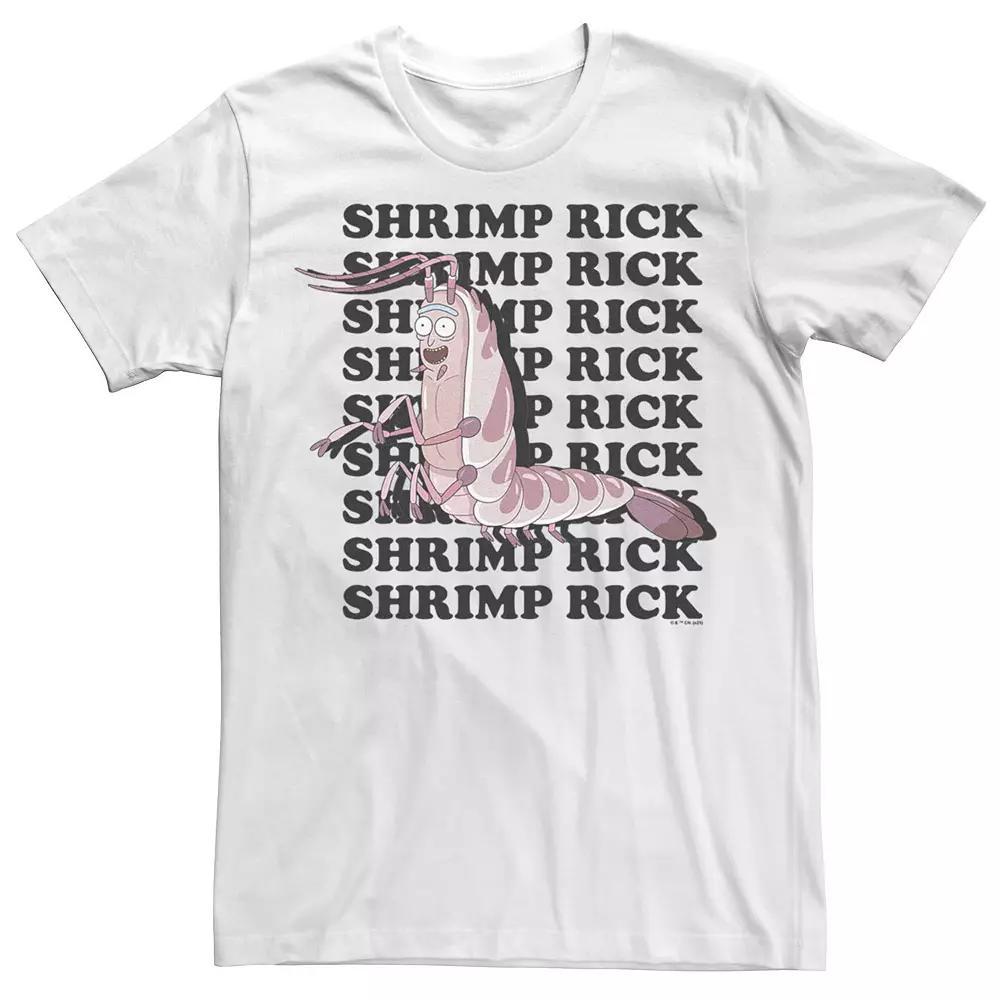 Men's Rick & Morty Shrimp Rick Portrait Tee, Size: XS, White Product Image