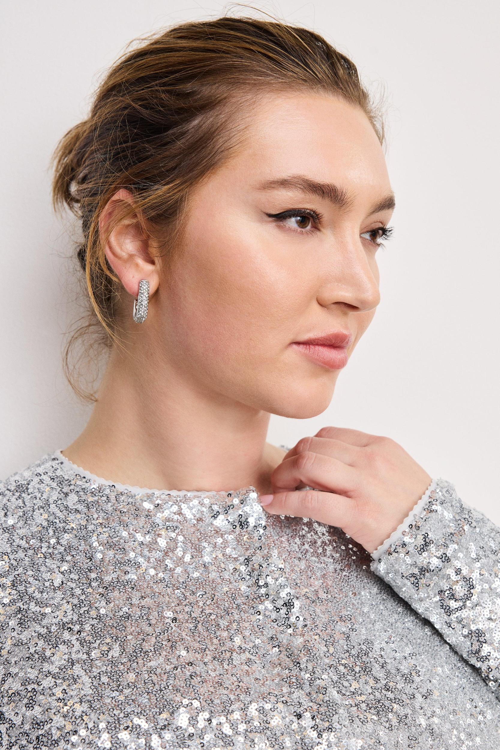 SEQUIN CARDIGAN | METALLIC SILVER001 Product Image
