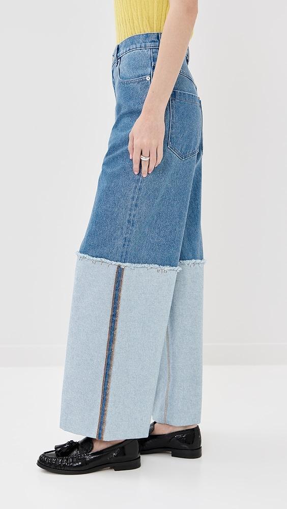 Marni Mega Turn Up Trousers | Shopbop Product Image
