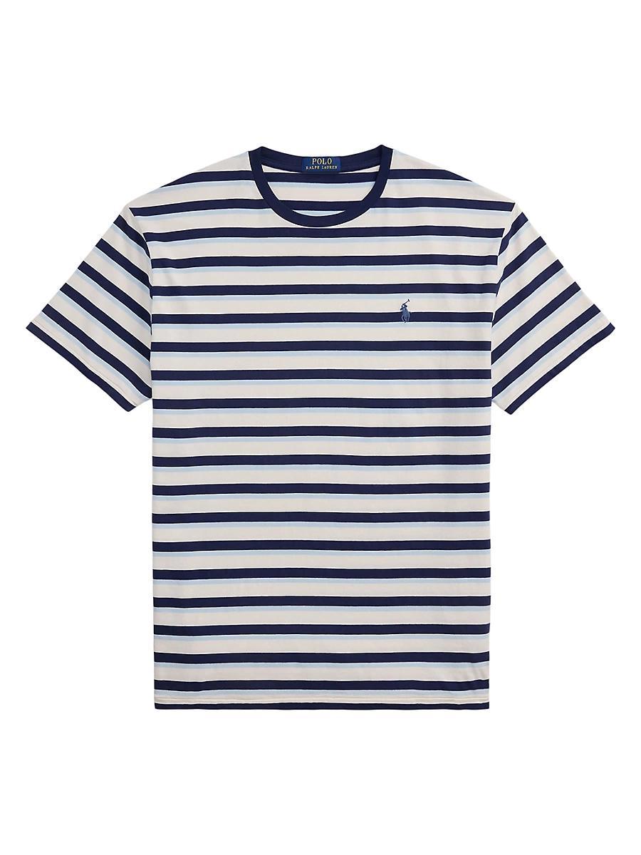 Mens Classic-Fit Striped Jersey T-Shirt Product Image