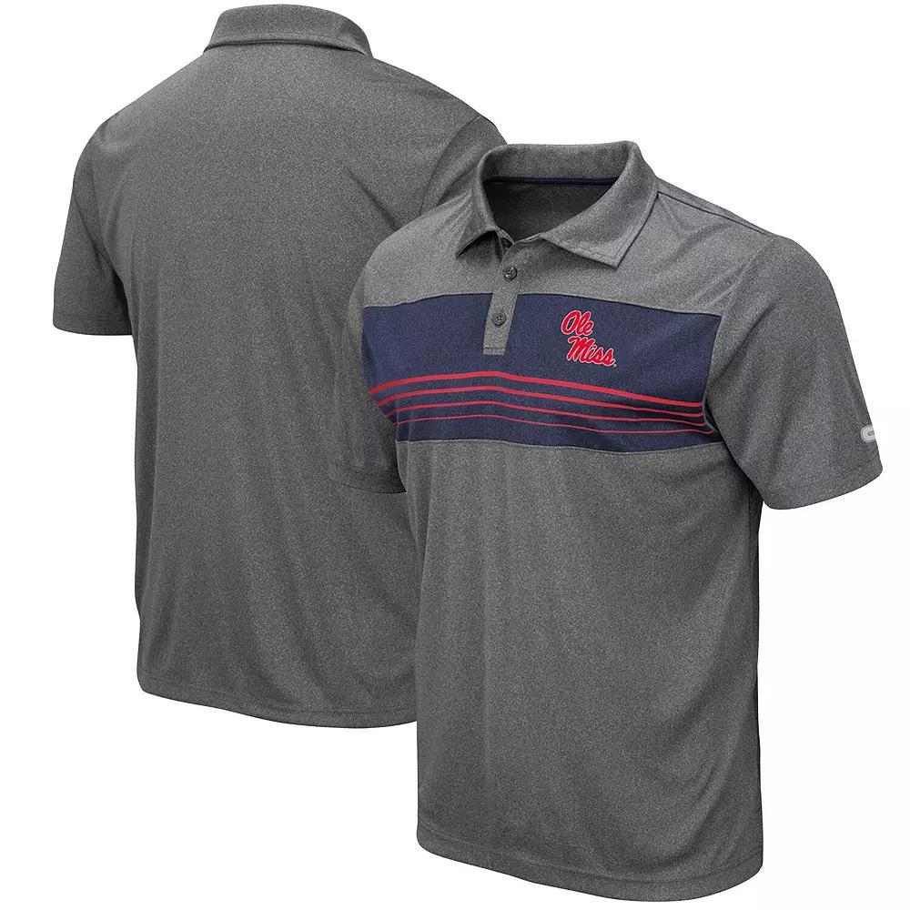 Men's Colosseum Heathered Charcoal Washington State Cougars Smithers Polo, Size: Small, Wsc Charco Product Image