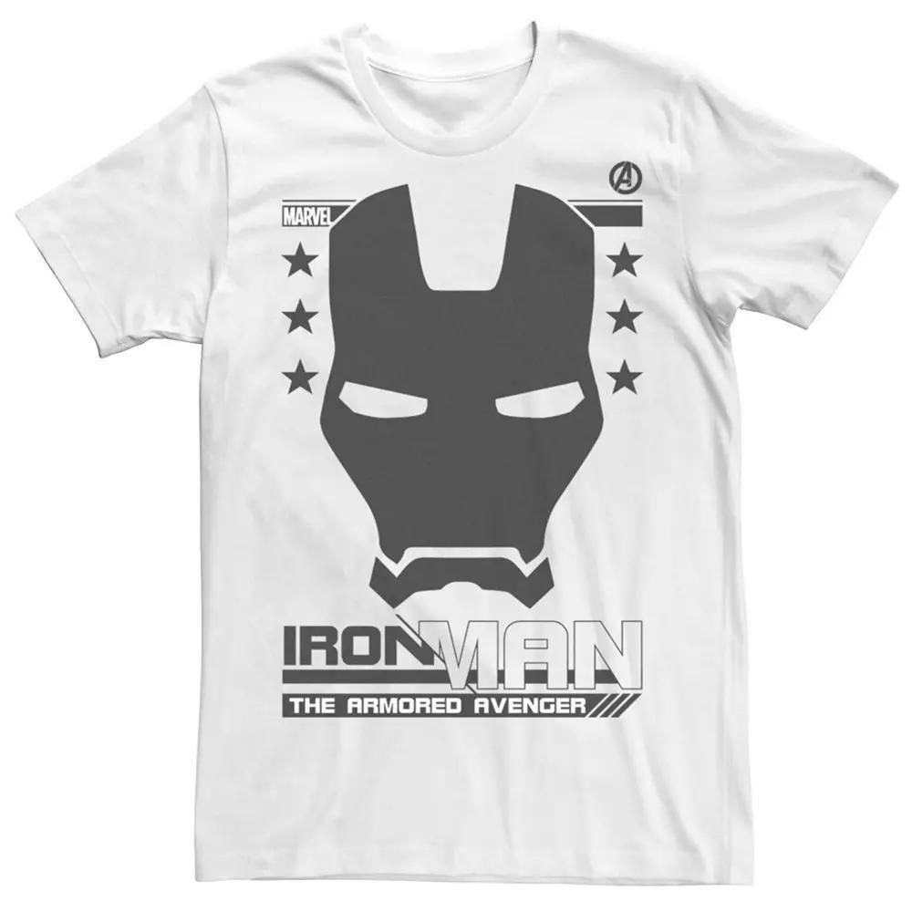 Mens Marvels Iron Man The Armored Avenger Poster Tee Product Image