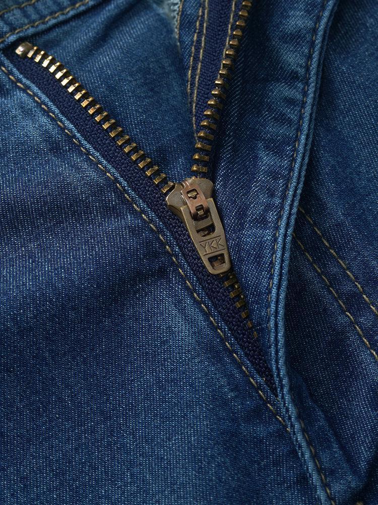 Denim Straight High-Waisted Women Jeans Product Image