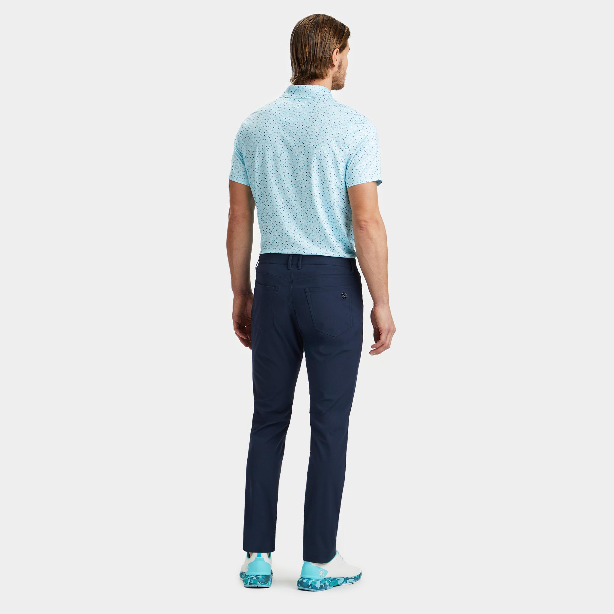 AYE POPPY TECH JERSEY MODERN SPREAD COLLAR POLO Product Image